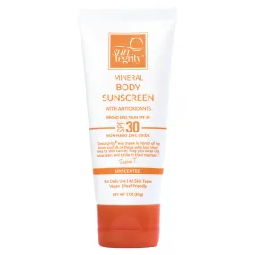 Unscented Mineral Sunscreen for Body SPF 30.