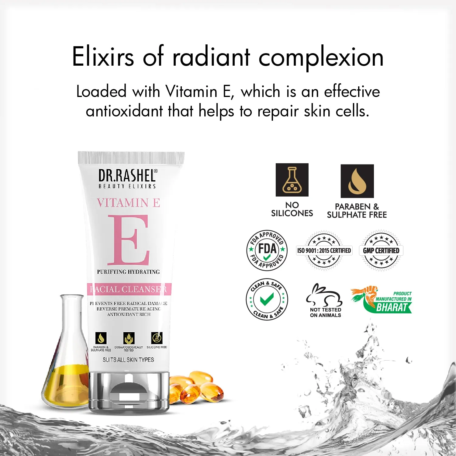 Vitamin E Facial Cleanser - 80 Ml