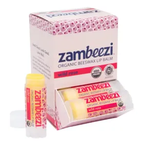 Wild Rose Organic Beeswax Lip Balm